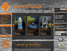 Tablet Screenshot of monolithique.com